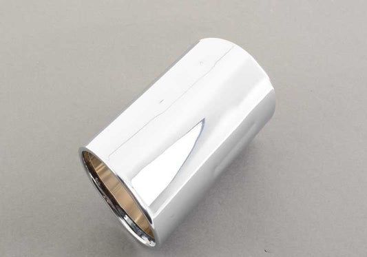 OEM 82120151088 chrome exhaust pipe embellisher for BMW Z4 E85. Original BMW.
