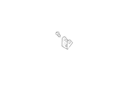 Soporte Isofix exterior OEM 72147006160 para BMW E46 {316i, 318d y versiones compatibles}. Pieza original BMW. Ideal para instalar anclaje Isofix en los asientos traseros.
