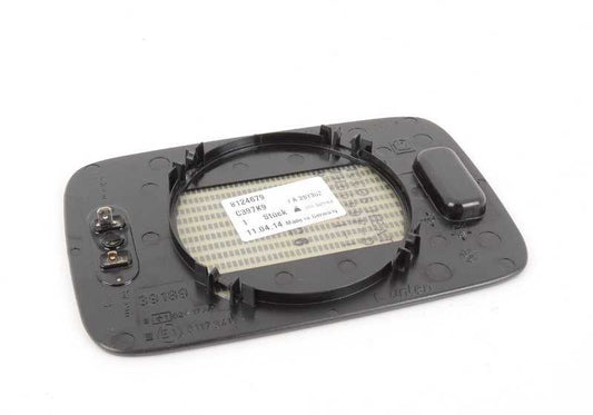 Heated mirror glass for BMW 8 Series E31 (OEM 51168124679). Original BMW