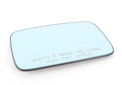 Cristal de espejo retrovisor calefactable OEM 51168124681 para BMW Serie 8 (E31). Original BMW.