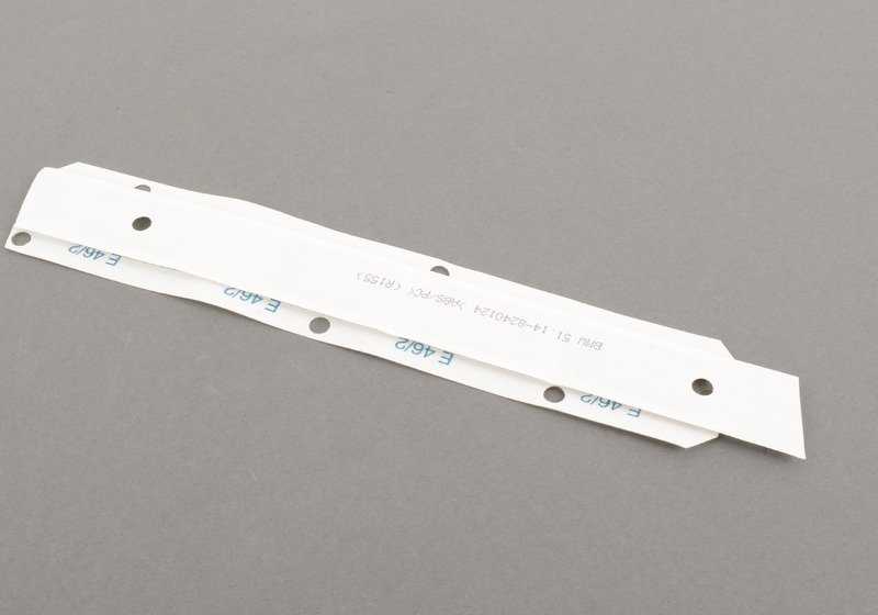 Emblema trasero adhesivo OEM 51148240124 para BMW E46. Original BMW.