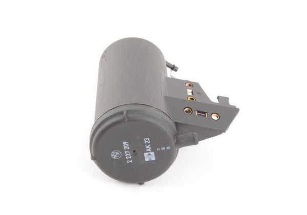 Filtro de carbón activo OEM 16132227209 para BMW E36. Elimina olores del depósito de combustible. Original BMW.