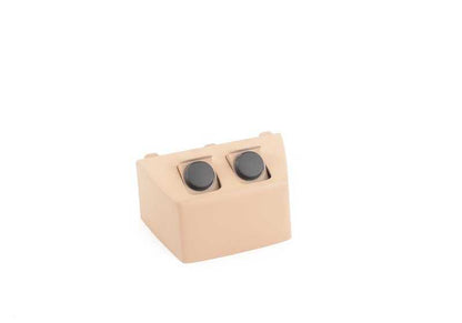 Módulo embellecedor beige OEM 51168269446 para BMW E46. Original BMW.