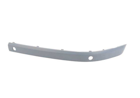 Moldura parachoques delantera izquierda imprimada OEM 51117142191 para BMW E65, E66. Original BMW.