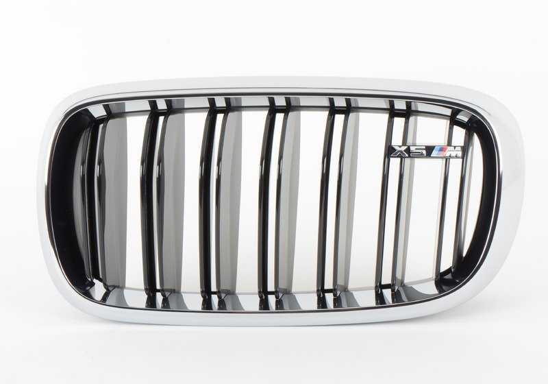 Rejilla decorativa delantera izquierda OEM 51118056323 para BMW X5 F85. Original BMW.