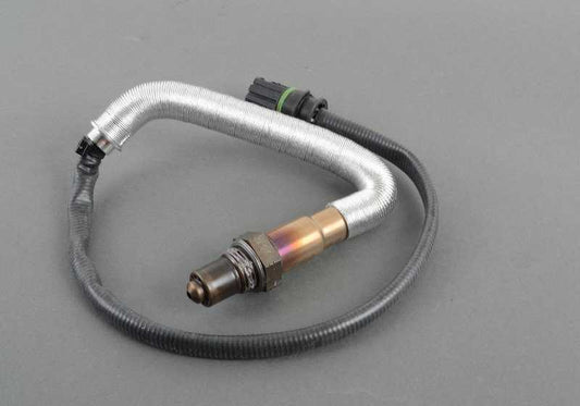 Sonda lambda (sensor de oxígeno) OEM 11787577666 para BMW F01, F02, E71. Longitud 600mm. Compatible con sistemas de escape. Original BMW.