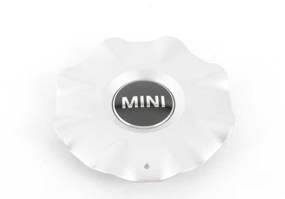 Cubierta de cubo plata OEM 36136764100 para MINI R50, Cabrio R52. Original MINI.