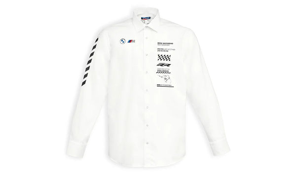 Camisa oficial Race Team OEM 76615A815D0 para BMW Motorrad. Apta para todos los entusiastas de BMW Motorrad. Diseño original con logotipos oficiales. Producto original BMW Motorrad.
