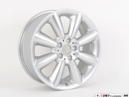 Cerchio in lega leggera MINI 7Jx18 ET54 argento (argento brillante) OEM 36116855116 per MINI F55, F56, F57... e altro ancora. MINI originale.