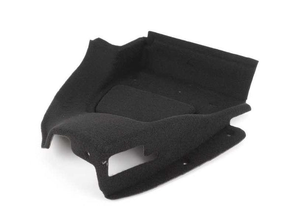 Revestimiento lateral derecho del maletero OEM 51477262286 para MINI R56 (Cooper, Cooper S, Cooper D) con cambio manual o automático. Compatible con modelos fabricados entre 2006 y 2013. Pieza original MINI.