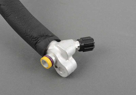 Evaporator-compressor suction pipe OEM 64538377678 for BMW 3 Series E36 (320i, 323i). Genuine BMW.