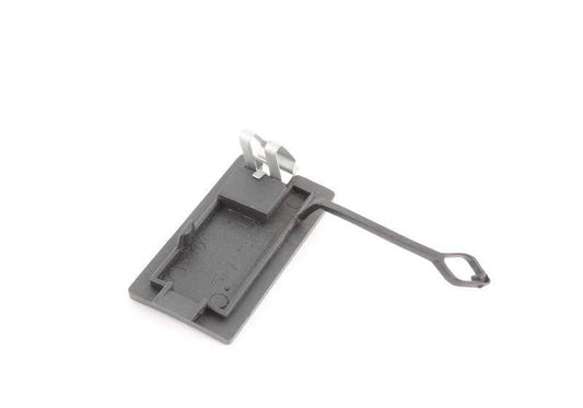 Tapa gancho remolque imprimada OEM 51122493939 para BMW E46 {316i AL11, AL12, AL21, AL22, AL51, AN72, AN82, AY11, AY31, AY32}. Original BMW.