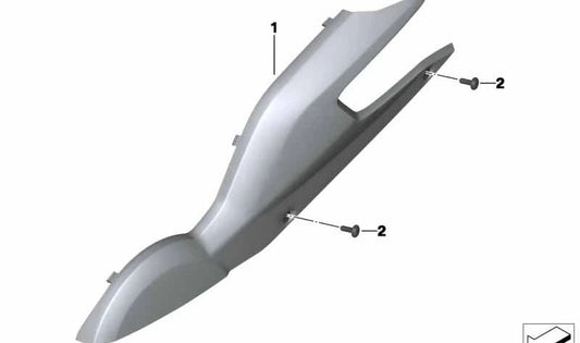 Copertura anteriore SHIELD OEM 46637724881 per la BMW C 600 Sport MOTORYCLES, C 650 Sport. BMW MOTORAD originale.
