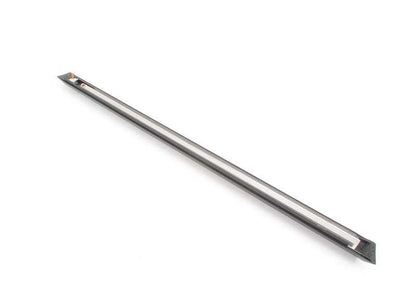 Moldura lateral puerta trasera izquierda negra OEM 51131952895 para BMW E30. Original BMW.