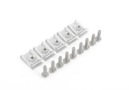 Kit de reparación soporte faro izquierdo OEM 63117343917 para BMW F07, F07N, F10, F10N, F11, F11N, F18N. Original BMW. Ideal para fijar el faro sin cambiar toda la pieza.