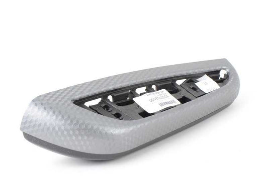 Reposabrazos de aluminio trasero derecho OEM 51437896100 para BMW E46. Original BMW.