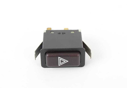 OEM emergency light switch 6131136453 for BMW E24 (628CSI, 633CSI) and BMW E23 (733I). Original BMW.