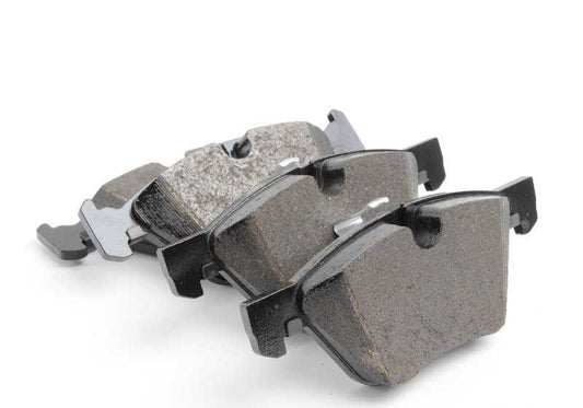 Juego de pastillas de freno con sensor OEM 34112288876 para BMW E90, E90N, E91, E91N, E92, E84. Original BMW.