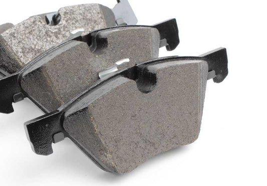 Juego de pastillas de freno con sensor OEM 34112288876 para BMW E90, E90N, E91, E91N, E92, E84. Original BMW.