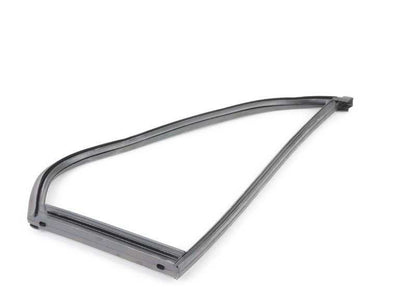 Rear left window seal for BMW 3 Series E30 (OEM 51341906747). Original BMW.