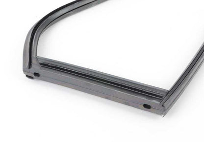 Rear left window seal for BMW 3 Series E30 (OEM 51341906747). Original BMW.