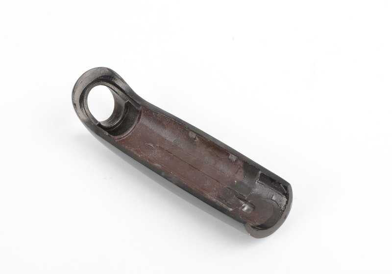 Clip embellecedor de freno de mano OEM 34418009942 para BMW E46, E39. Acabado en abedul antracita. Original BMW.