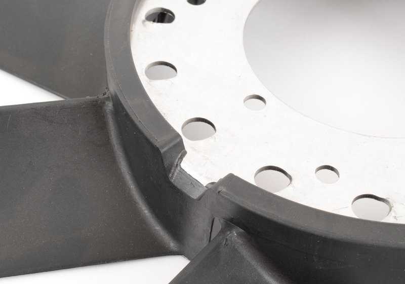 Ventilador de 9 pás para BMW Série 3 E21, E30 Série 5 E12, E28 Série 6 E24 Série 7 E23 (OEM 11521273086). BMW originais.
