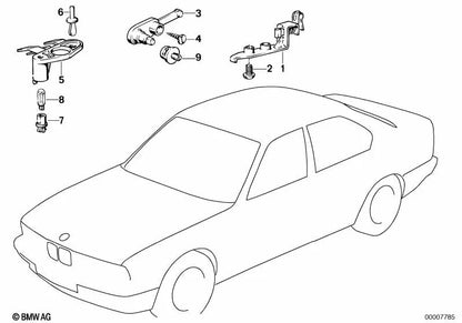 Lamp holder for BMW 3 Series E30 (OEM 63311215547). Genuine BMW