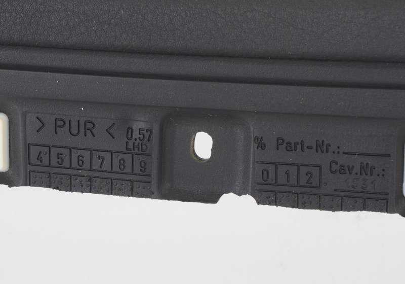 Revestimiento inferior del tablero de instrumentos para BMW E39 (OEM 51457141453). Original BMW