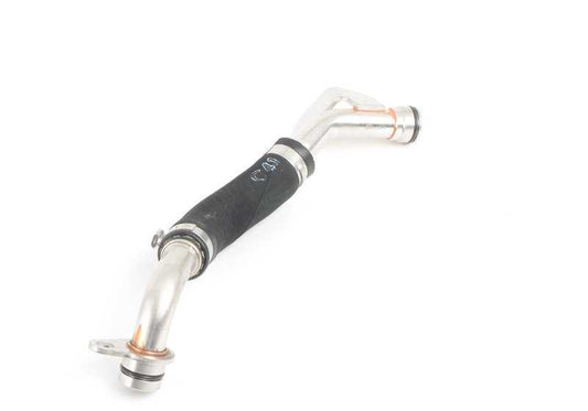Tubería de retorno de aceite OEM 11427585403 para BMW E82, E88, F20, F21, F22, F23, F87, E90, E91, E92, E93, F30, F31, F34, F32, F33, F36, F07, F10, F11, F06, F12, F13, F01, F02, E84, F25, F26, E70, F15, E71, F16. Original BMW.