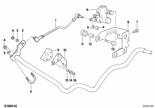 BMW Regulatory Valve Support Series E34 (OEM 37121134169). BMW d'origine.