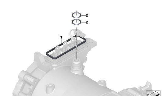 Junta de estanqueidad OEM 12379829477 para BMW Motorrad C600 Sport, C650 GT, F700GS, F750GS, F800GS, F850GS, F900R, F900XR. Original BMW Motorrad.