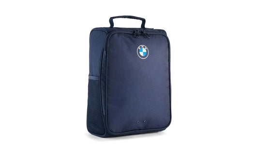 Bolsa para zapatos BMW Golf 2025 azul oscuro OEM 80225B70CF4. Válido para BMW. Original BMW.