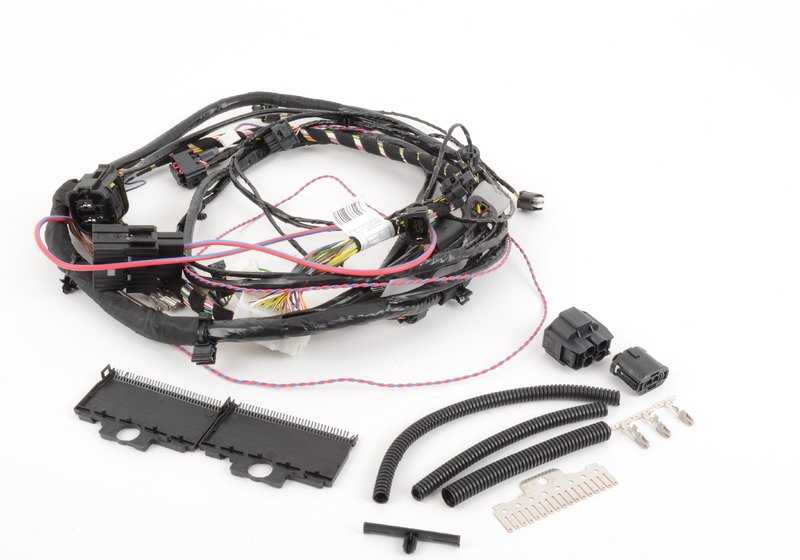 Cableado de reparación delantero derecho OEM 61129238717 para BMW E90, E91, E92, E93. Original BMW.