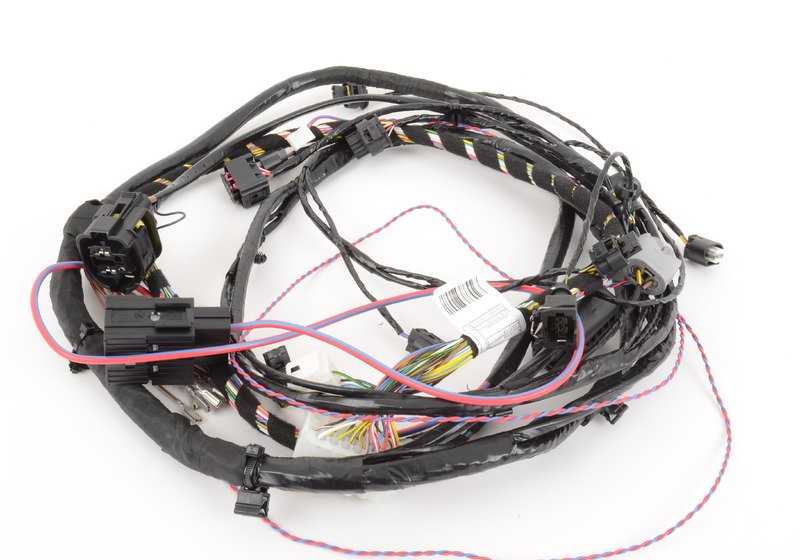 Cableado de reparación delantero derecho OEM 61129238717 para BMW E90, E91, E92, E93. Original BMW.