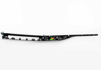 Decoración salpicadero aluminio hexagonal lado pasajero OEM 51458064254 para BMW F30, F31, F34, F32, F33, F36. Original BMW.