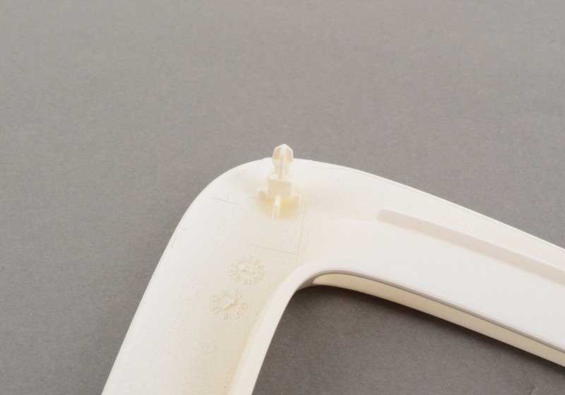 Conducto de aire lateral delantero izquierdo (imprimado) OEM 51747381993 para BMW F32, F33, F36. Original BMW.