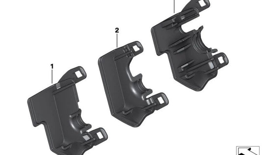 Tapa interruptor combinado izquierda OEM 61318527799 para motos BMW R1200GS, R1250GS, F750GS, F850GS, K1600GT, C400X... y más. Original BMW Motorrad.
