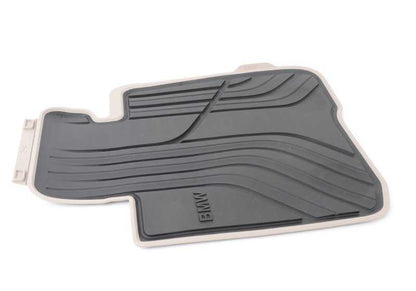 Alfombrillas todo clima delanteras OEM 51472348157 para BMW F32, F82 M4, F33, F36 Gran Coupé... y más. Original BMW.