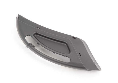 Guía cinturón de seguridad derecha OEM 52107909148 para BMW Z4 E85 (todos los modelos de 2.0i, 2.2i, 2.5i). Color antracita. Original BMW.