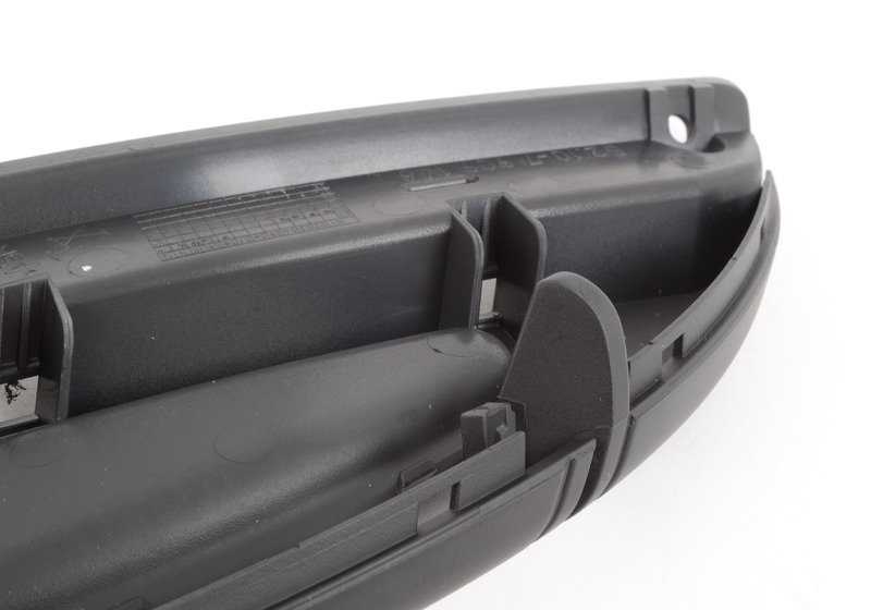 Guía cinturón de seguridad derecha OEM 52107909148 para BMW Z4 E85 (todos los modelos de 2.0i, 2.2i, 2.5i). Color antracita. Original BMW.