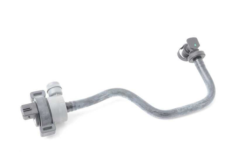Válvula de ventilación del depósito con tubo OEM 13907619297 para BMW F07, F10, F11, F12, F13, F01, F02, F04, E70, E71, E72. Original BMW.