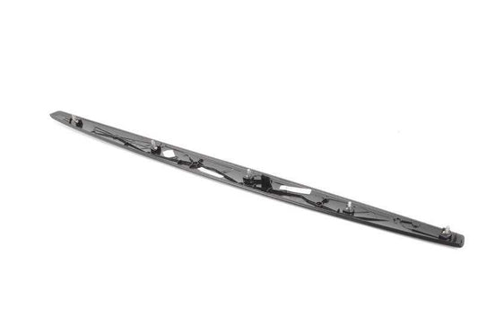 Moldura salpicadero negro brillante OEM 51459121706 para BMW E81, E82, E87, E88. Original BMW.