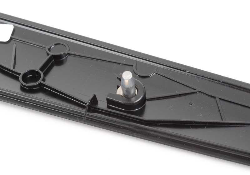 Moldura salpicadero negro brillante OEM 51459121706 para BMW E81, E82, E87, E88. Original BMW.
