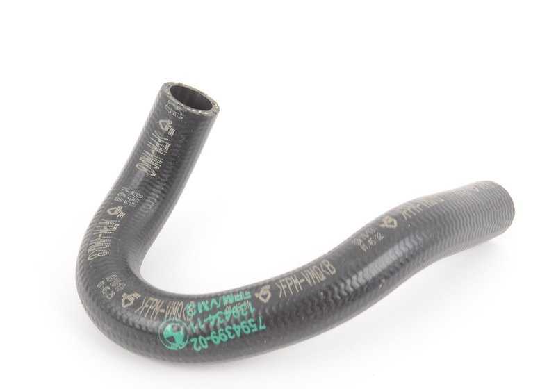 Tubo recirculación turbo OEM 13717594399 para BMW X5 E70 (MGY01, MGY02, MGY03) y BMW X6 E71 (GZ01, GZ02, GZ03). Compatible con motor S63. Original BMW.