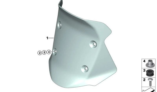 Casquillo con borde de acero OEM 46637724481 para motos BMW R 1300 GS, F 850 GS, S 1000 XR... y más. Original BMW Motorrad.