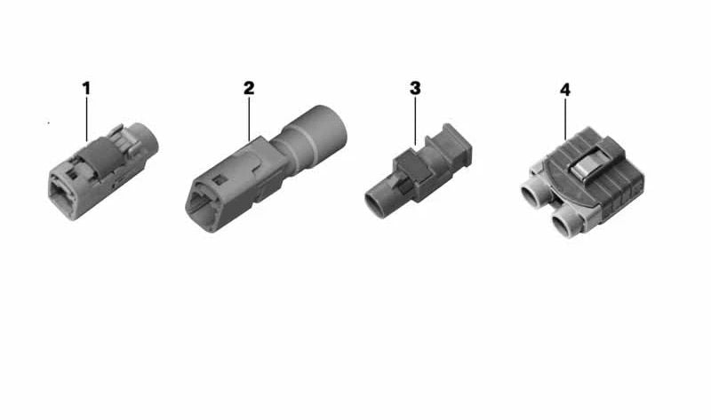 Carcasa de enchufe para BMW Serie 1 E81, E82, E87, E88, F20, F21, F40, Serie 2 F22, F23, F44, Serie 3 E46, E90, E91, E92, E93, F30, F31, F34, F35, F80, G20, G21, G28, Serie 4 F32, F33, F36, F82, F83, G22, G23, G82, Serie 5 E34, E39, E60, E61, F07, F10, F1