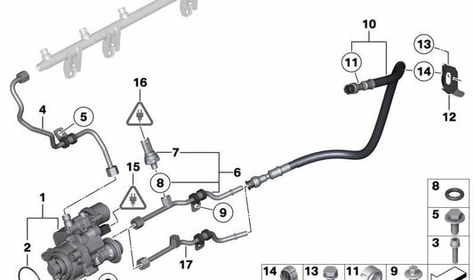 Connecteur électrique OEM 12521433920 pour BMW E82, E88, E90, E91, E92, E93, E60, E61, F07, F10, F11, E63, E64, F12, F13, E84, E70, E71, E89. BMW d'origine.