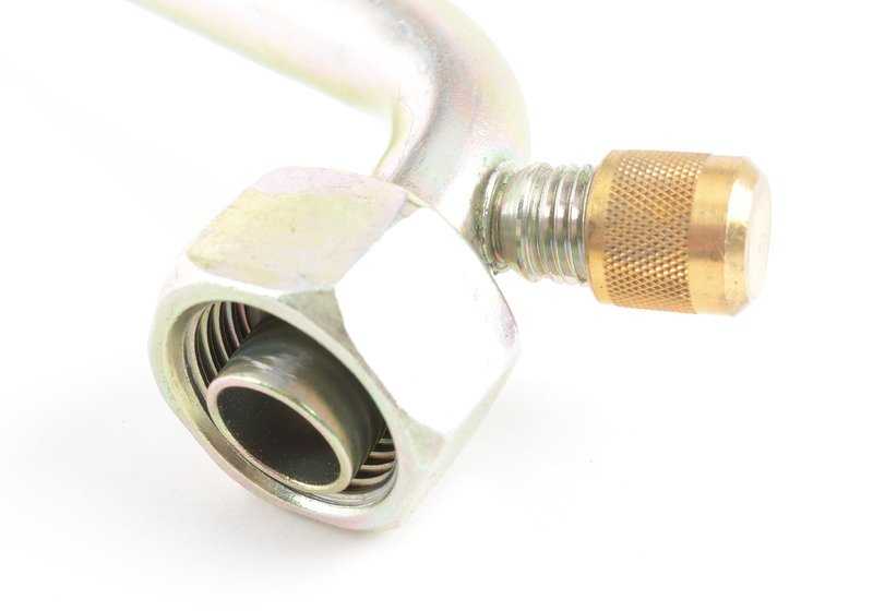 Tubo de conexión evaporador-compresor OEM 64531386664 para BMW E24. Pieza original BMW.