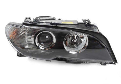 Faro delantero derecho Bi-Xenón OEM 63127165950 para BMW E46 (todos los modelos compatibles). Original BMW.
